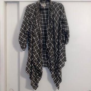 Plaid Scarf Like Cardigan 🥰